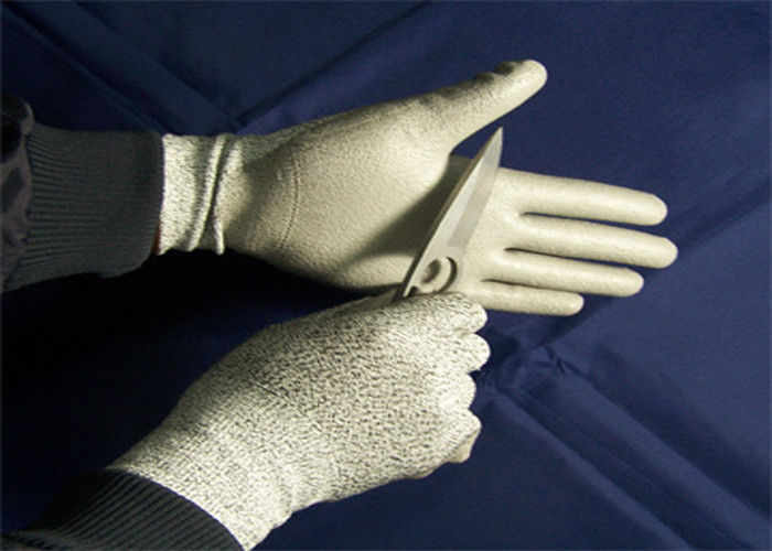 Excellent Abrasion Safety Gloves For Cutting , Slip Resistant Gloves Breathable Shell